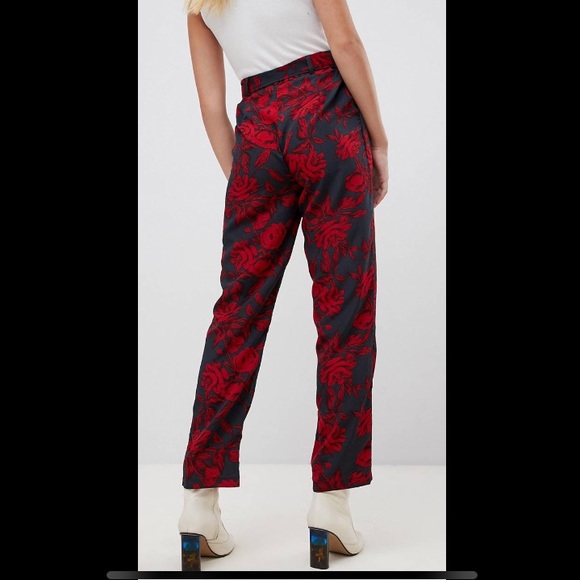 ASOS PARISIAN Petite Wide Leg Trousers US 6/UK10 - Picture 4 of 4